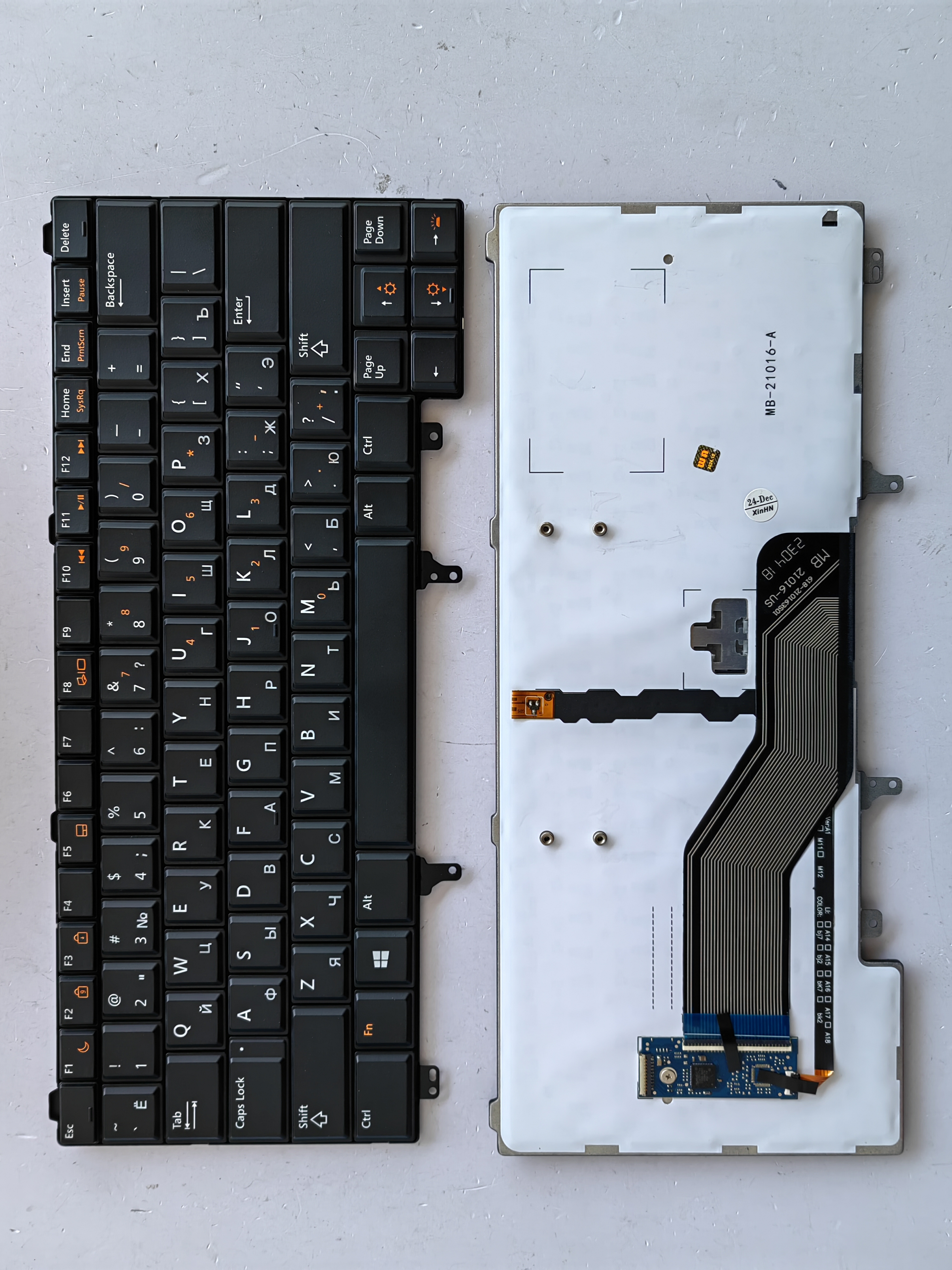 Picture of New Replacement Laptop Keyboard For DELL E5420/E6420 BLACK Backlit (OEM) RU Layout